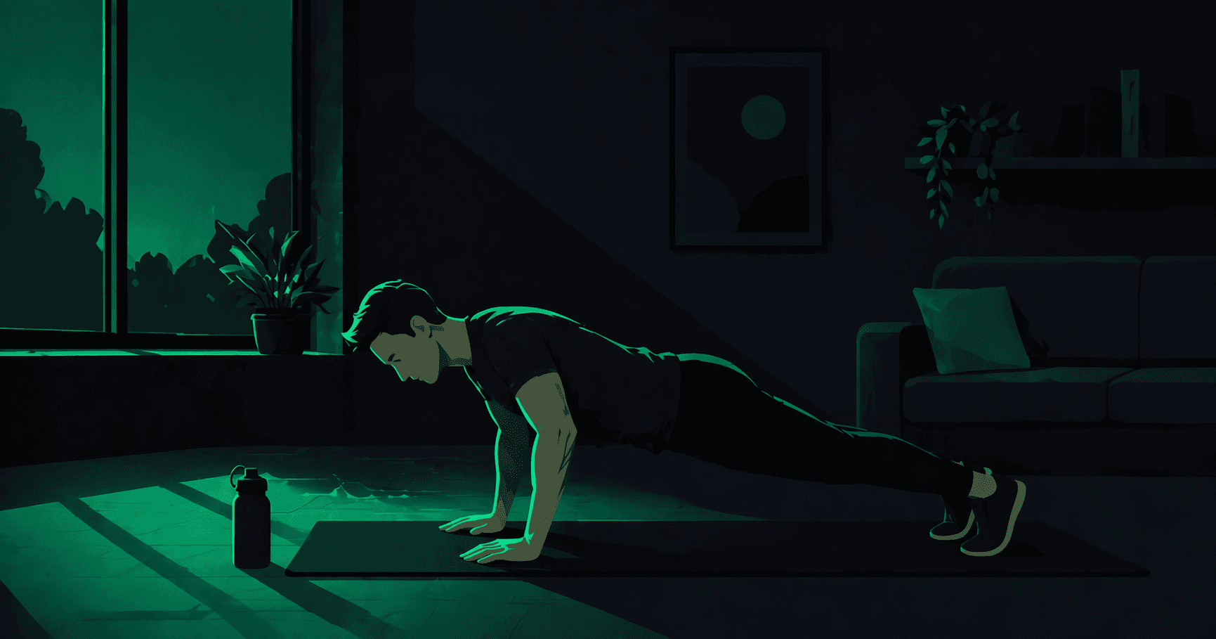 خطة تمرين بوزن الجسم يمكنك أداؤها في أي مكان